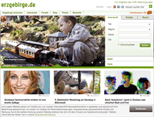 Tablet Screenshot of erzgebirge.de